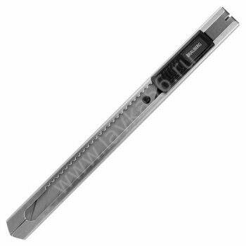 Нож канцелярский 9 мм "Extra 30", металлический, лезвие 30°, автофиксатор, BRAUBERG